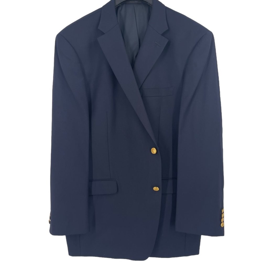 Navy Blue Ralph Lauren Blazer Sports Jacket 48R
